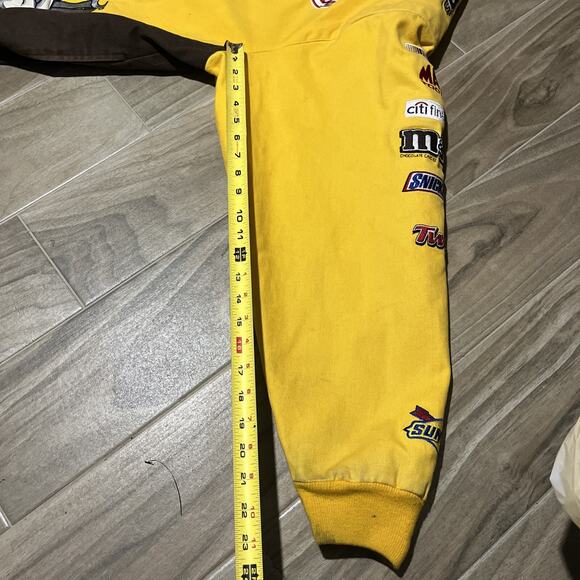 Chase Authentics M&M’s Jacket Yellow/Brown Size 3XL NASCAR Racing - Picture 14 of 16